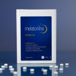 Opakowanie suplementu diety z melatoniną, zawierające 360 tabletek, wspomagającego zasypianie i skracającego czas potrzebny na zaśnięcie.