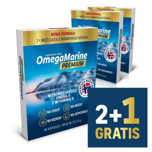 OmegaMarine™ (2+1 GRATIS) - 180 kapsułek (2+1 GRATIS)
