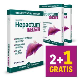 Hepactum™ FORTE (2+1 GRATIS) - 90 kapsułek (2+1 GRATIS)